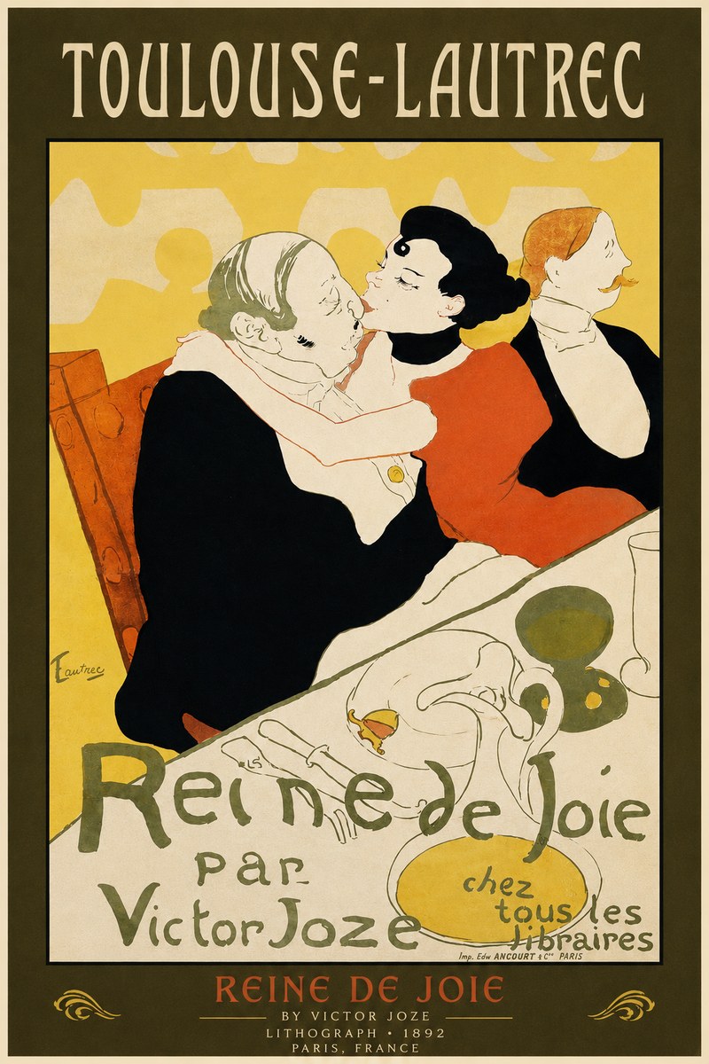 Toulouse-Lautrec Reine De Joie II No2 - Poszter