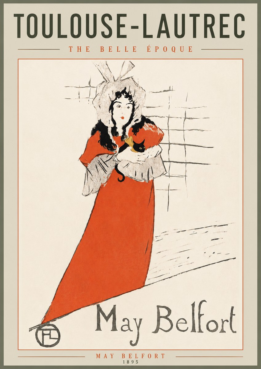 Toulouse-Lautrec May Belfort No4 - Poszter