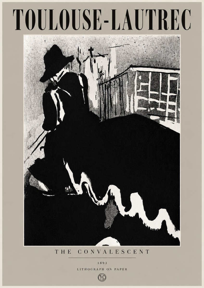 Toulouse-Lautrec The Convalescent No6 - Poszter