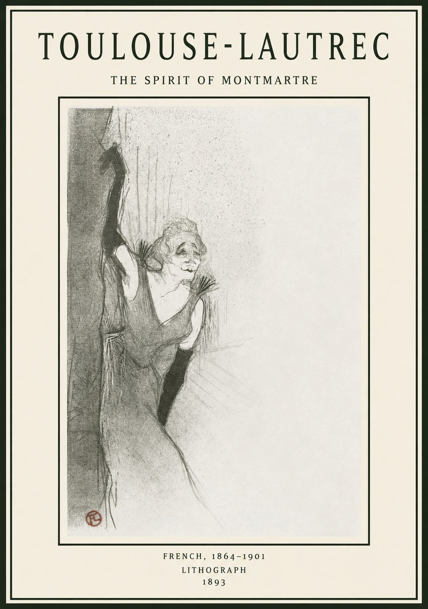 Toulouse-Lautrec The Spirit of Montmartre No1 - Poszter