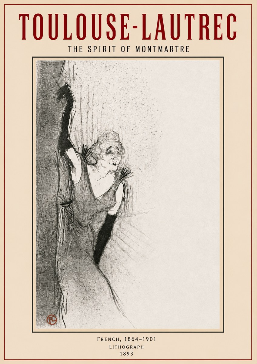 Toulouse-Lautrec The Spirit of Montmartre No4 - Poszter