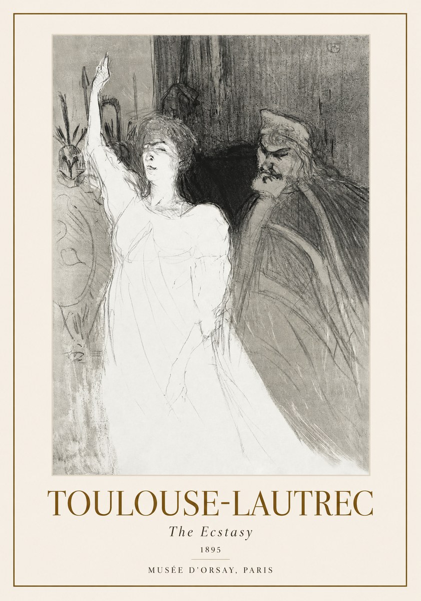 Toulouse-Lautrec The Ecstasy No1 - Poszter