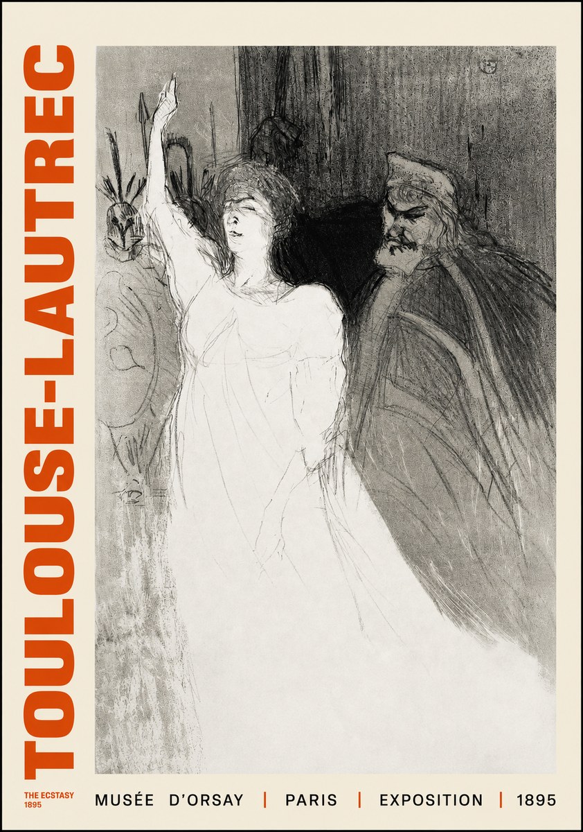 Toulouse-Lautrec The Ecstasy No2 - Poszter