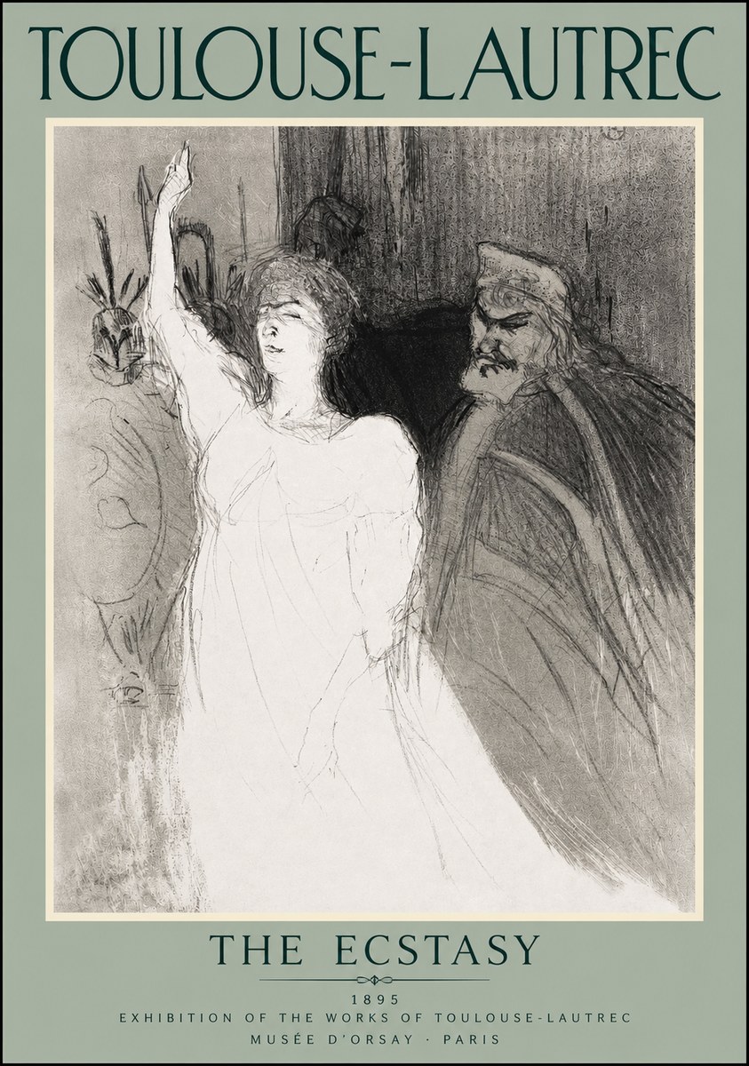 Toulouse-Lautrec The Ecstasy No3 - Poszter