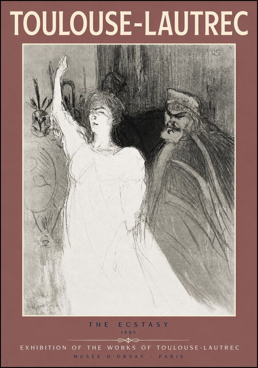 Toulouse-Lautrec The Ecstasy No5 - Poszter