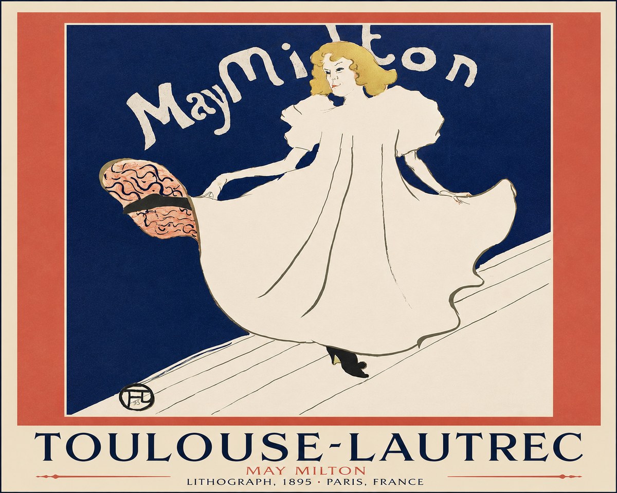 Toulouse-Lautrec May Milton No4 - Poszter