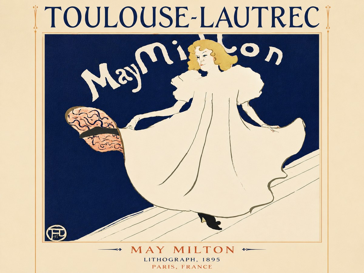 Toulouse-Lautrec May Milton No6 - Poszter