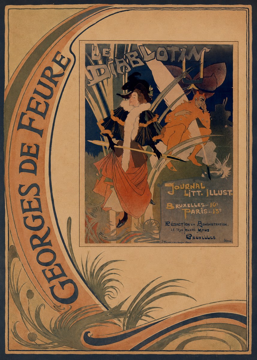 Georges de Feure Le Diablotin I No2 - Poszter