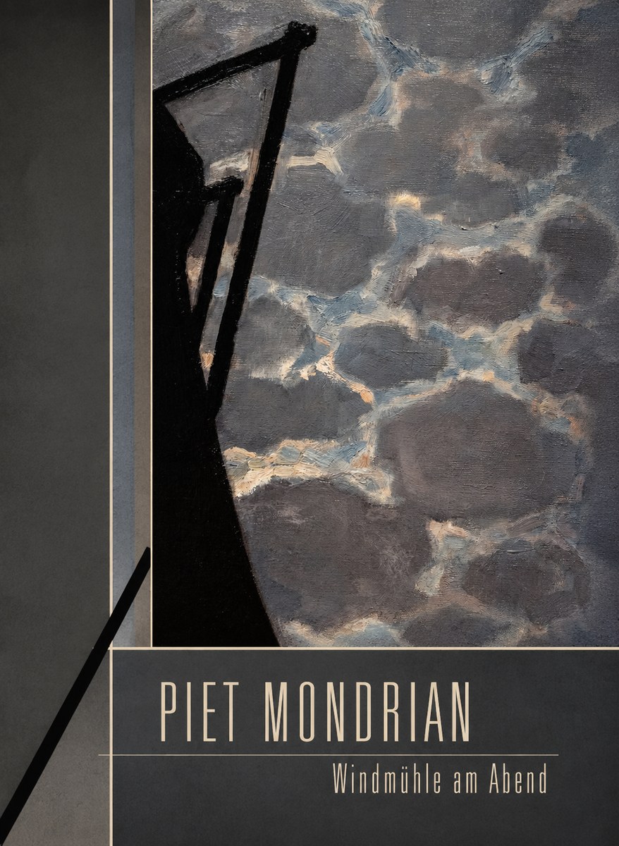 Piet Mondrian Windmühle Am Abend I No2 - Poszter