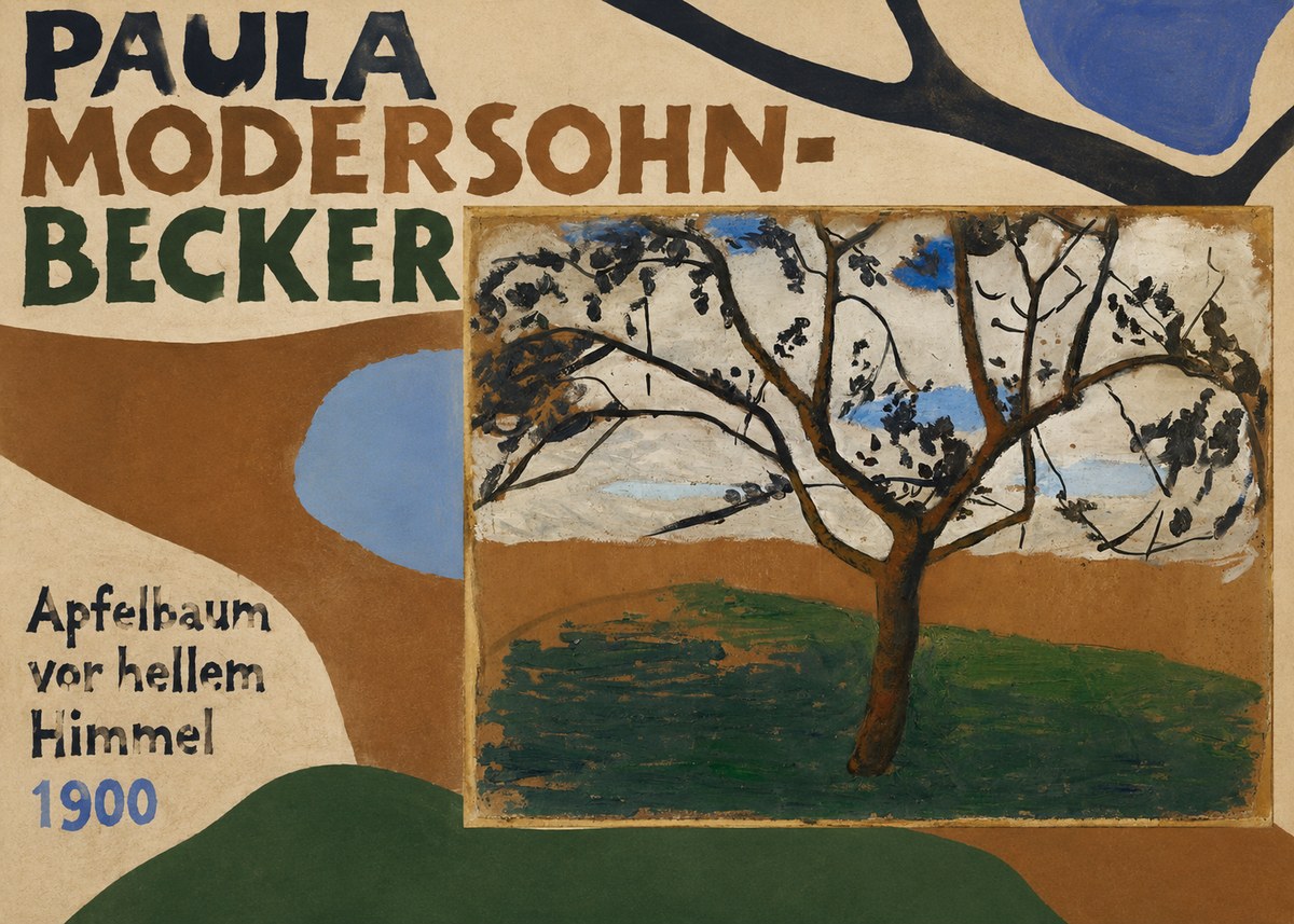 Paula Modersohn-Becker Apfelbaum Vor Hellem Himmel No6 - Poszter