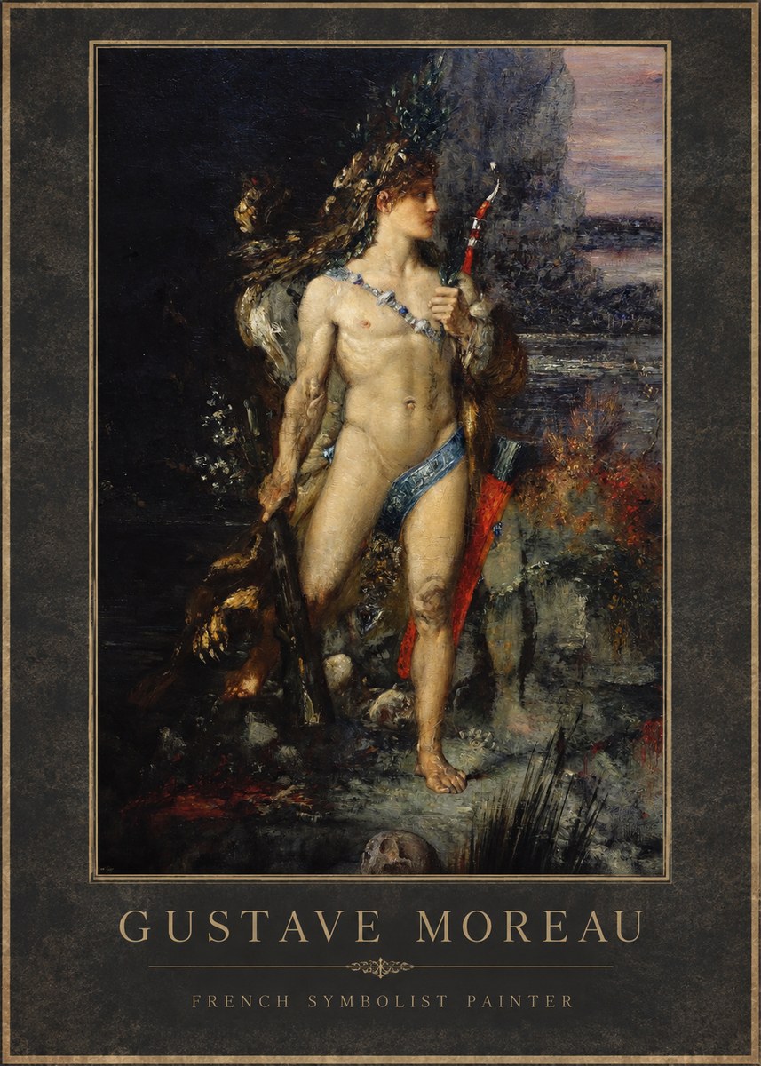 Gustave Moreau Saint Sebastian I No1 - Poszter