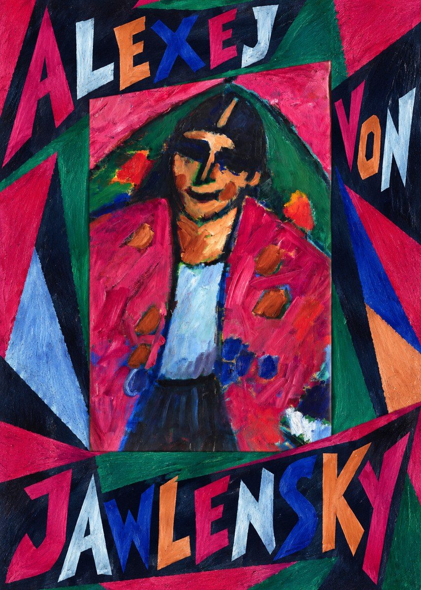 Alexej von Jawlensky Head of a Man No6 - Poszter