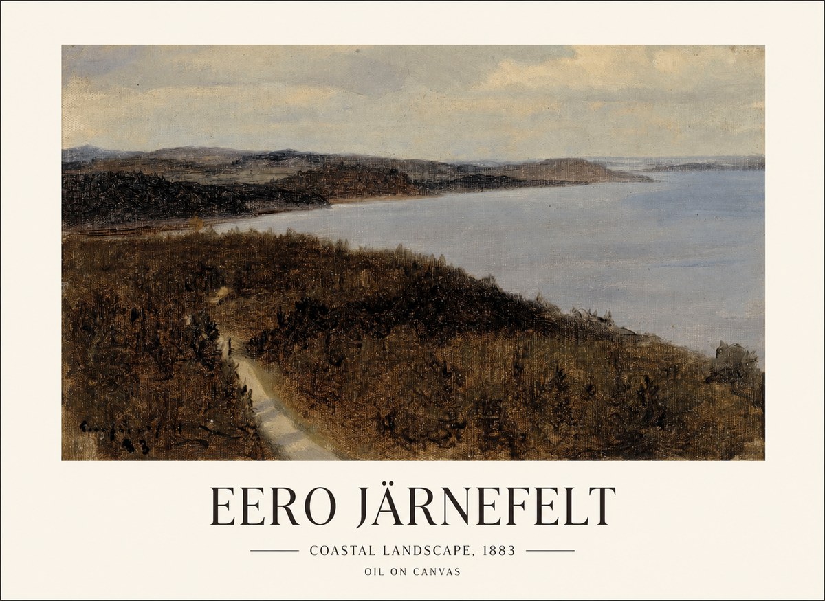 Eero Järnefelt Coastal Landscape, 1883 No1 - Poszter