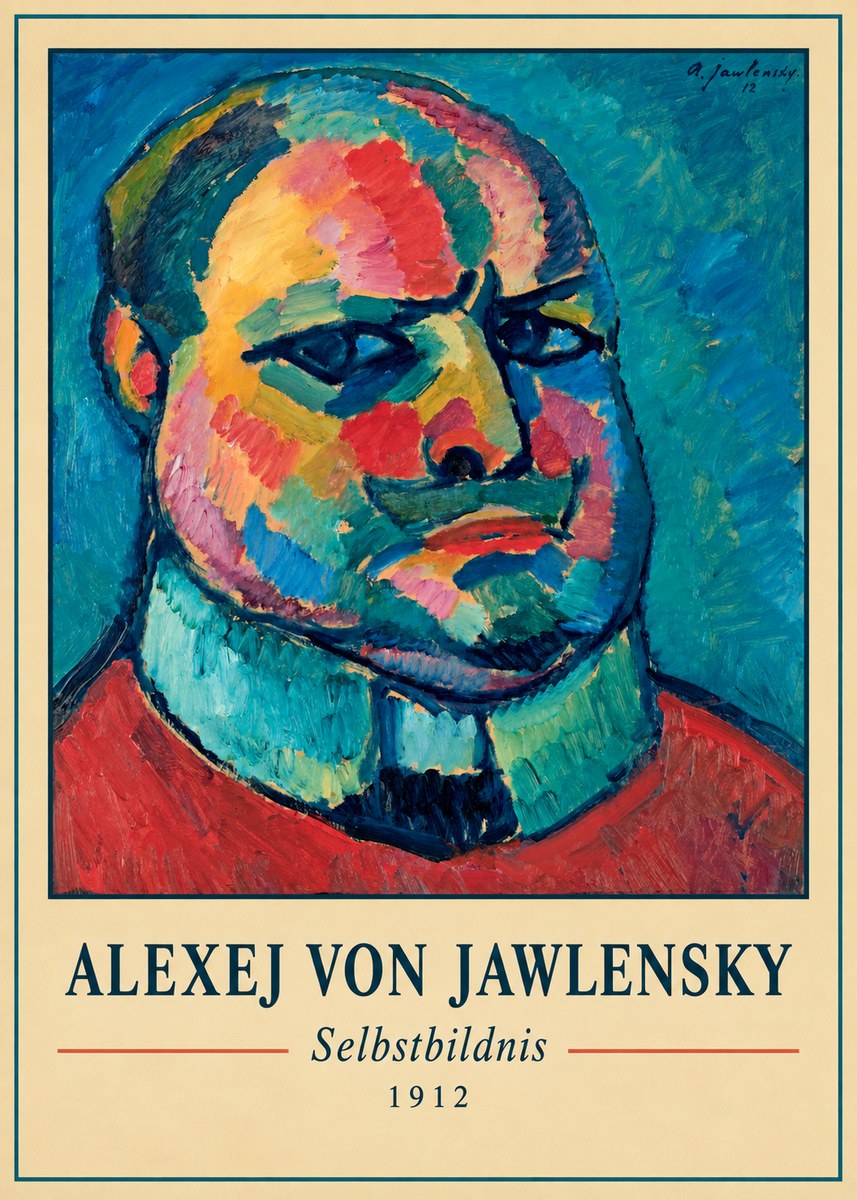 Alexej von Jawlensky Selbstbildnis No1 - Poszter