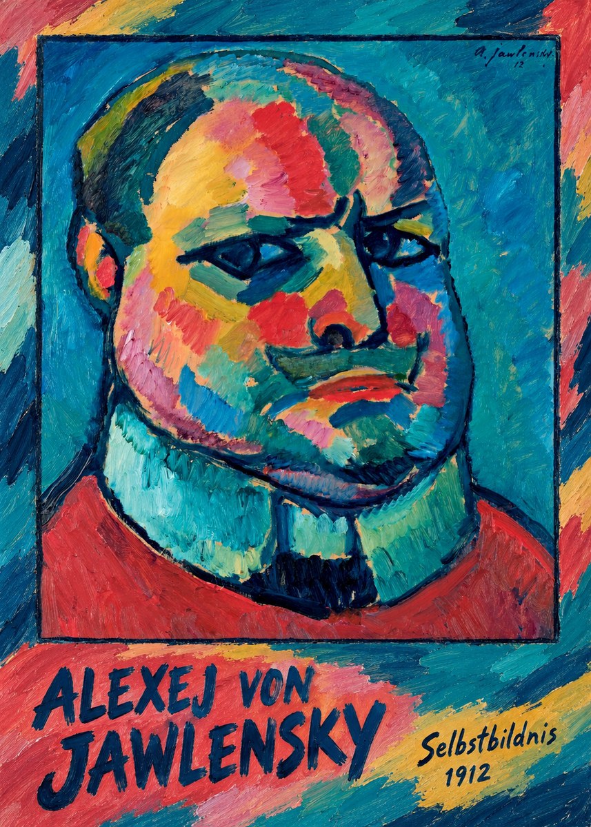 Alexej von Jawlensky Selbstbildnis No4 - Poszter