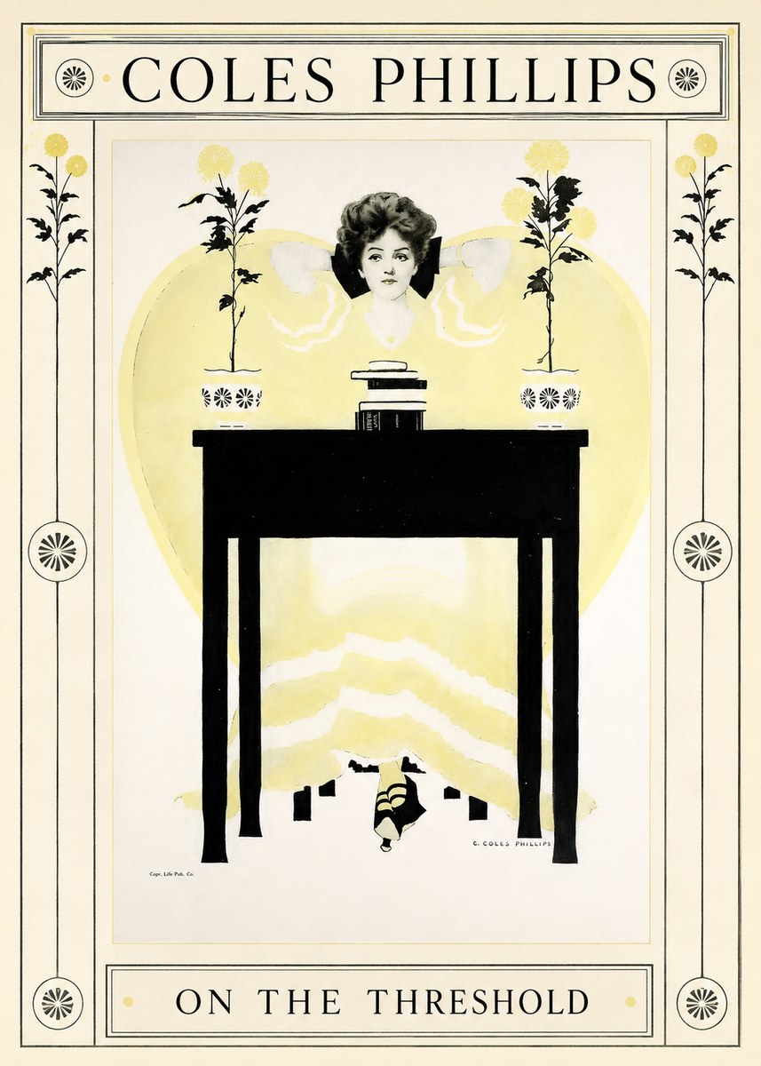 Coles Phillips On the Threshold No1 - Poszter