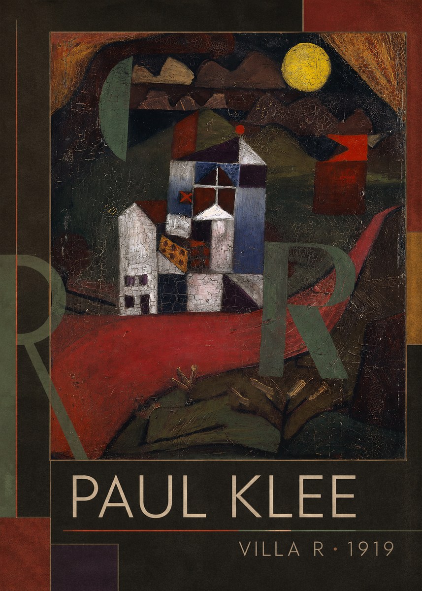 Paul Klee Villa R • 1919 No1 - Poszter