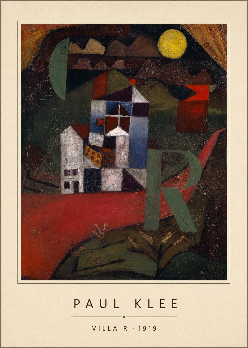 Paul Klee Villa R • 1919 No4 - Poszter