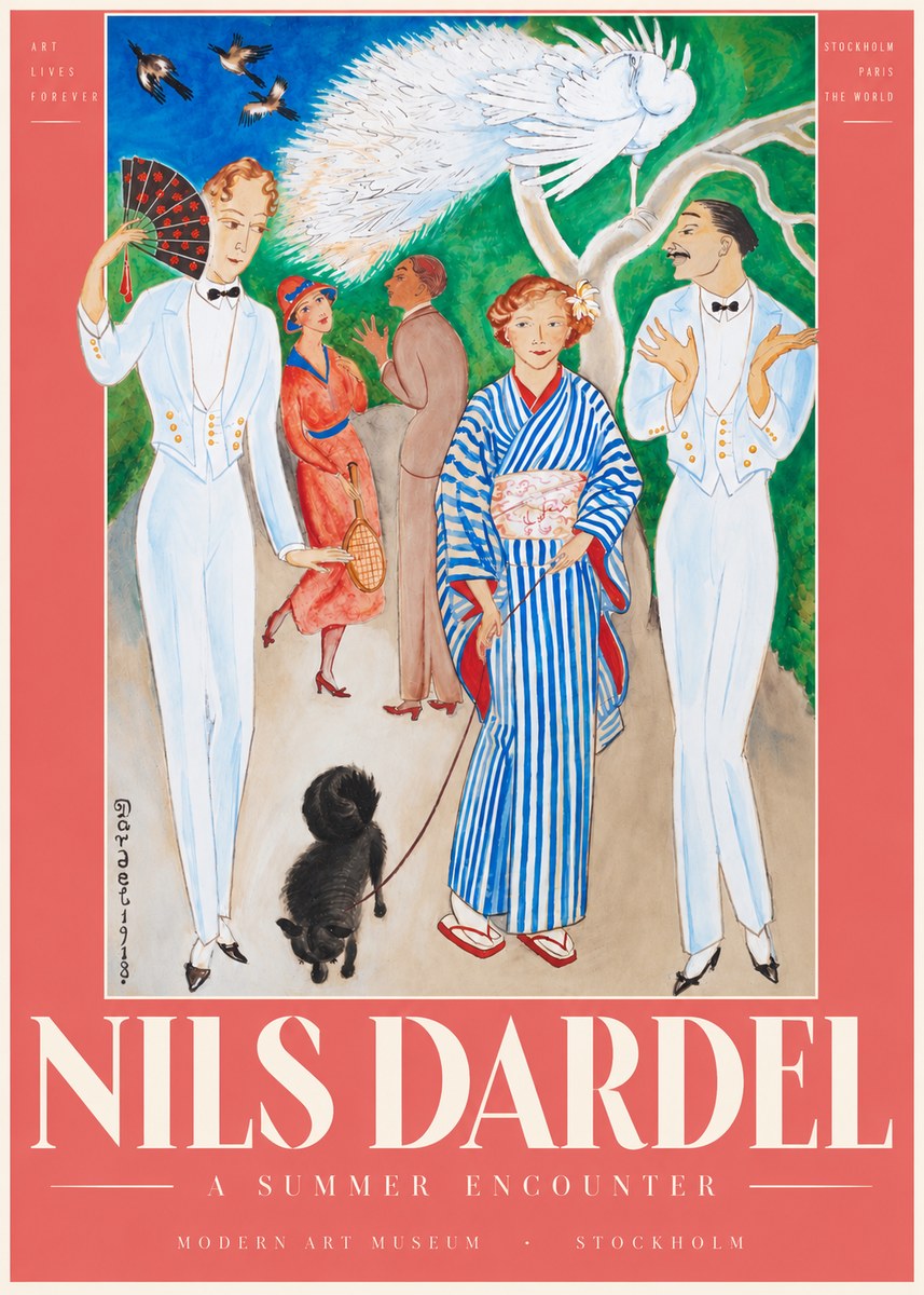 Nils Dardel A Brighter World No4 - Poszter