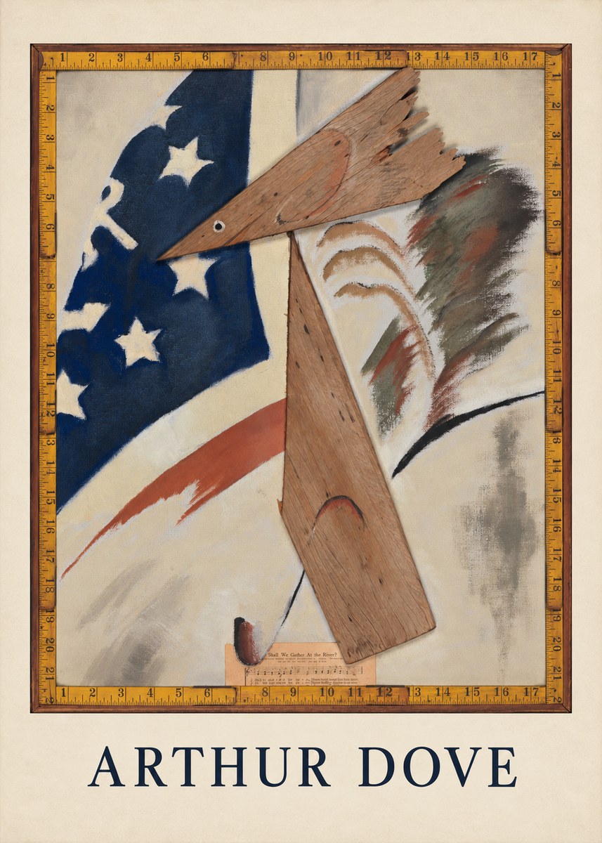 Arthur Dove The Flag No1 - Poszter