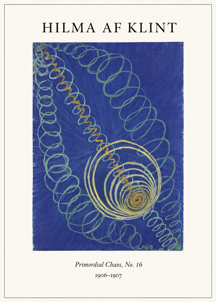 Hilma af Klint Primordial Chaos, No. 16 No4 - Poszter