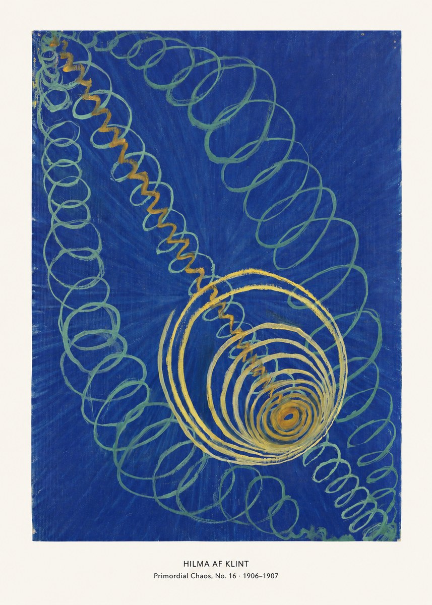 Hilma af Klint Primordial Chaos, No. 16 No6 - Poszter