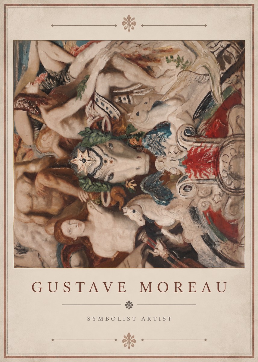 Gustave Moreau Mythological Composition No2 - Poszter