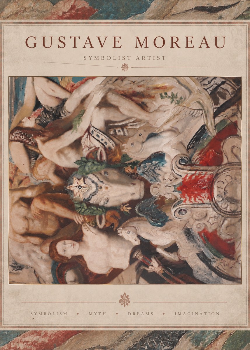 Gustave Moreau Mythological Composition No6 - Poszter