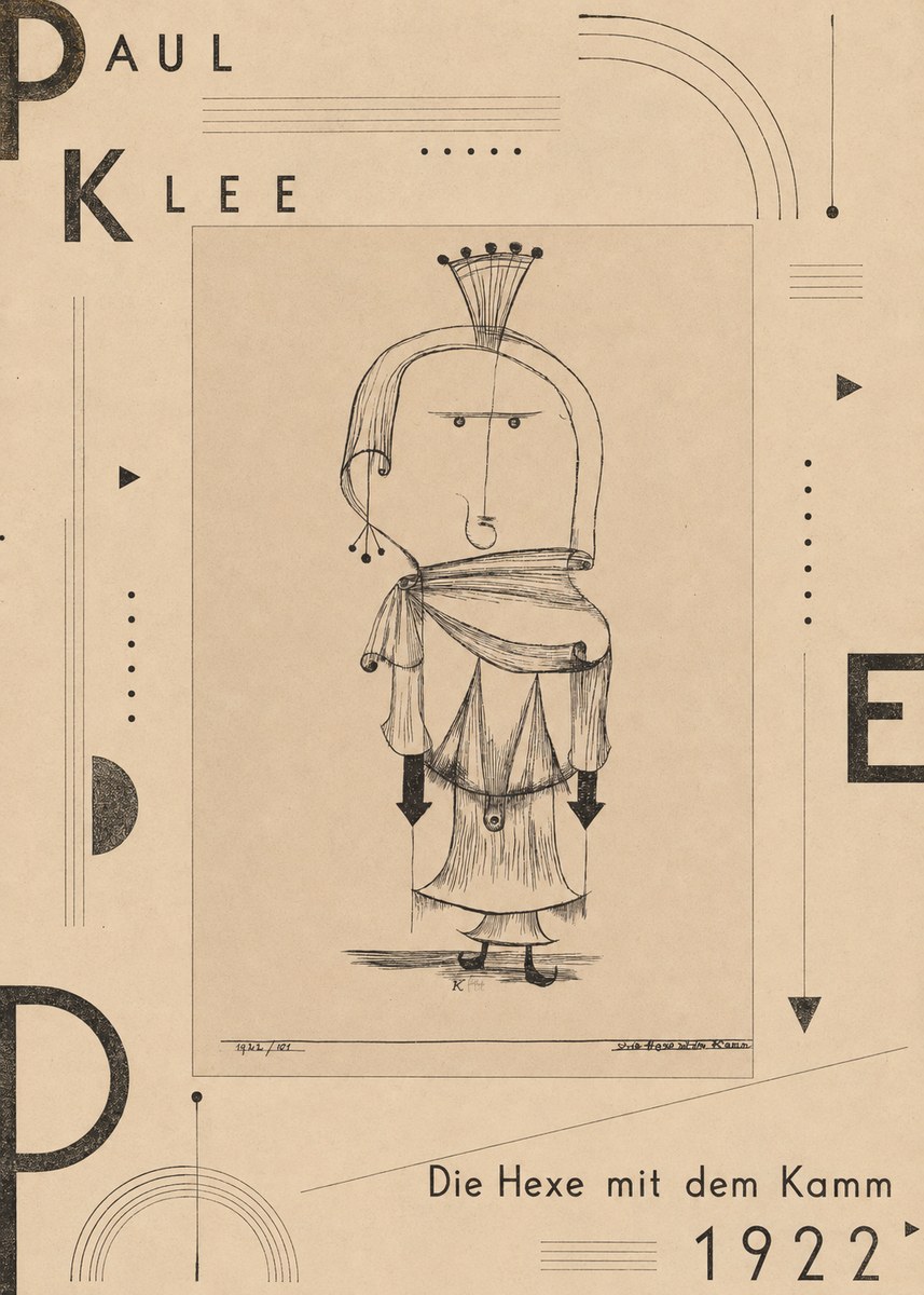 Paul Klee Die Hexe Mit Dem Kamm No5 - Poszter