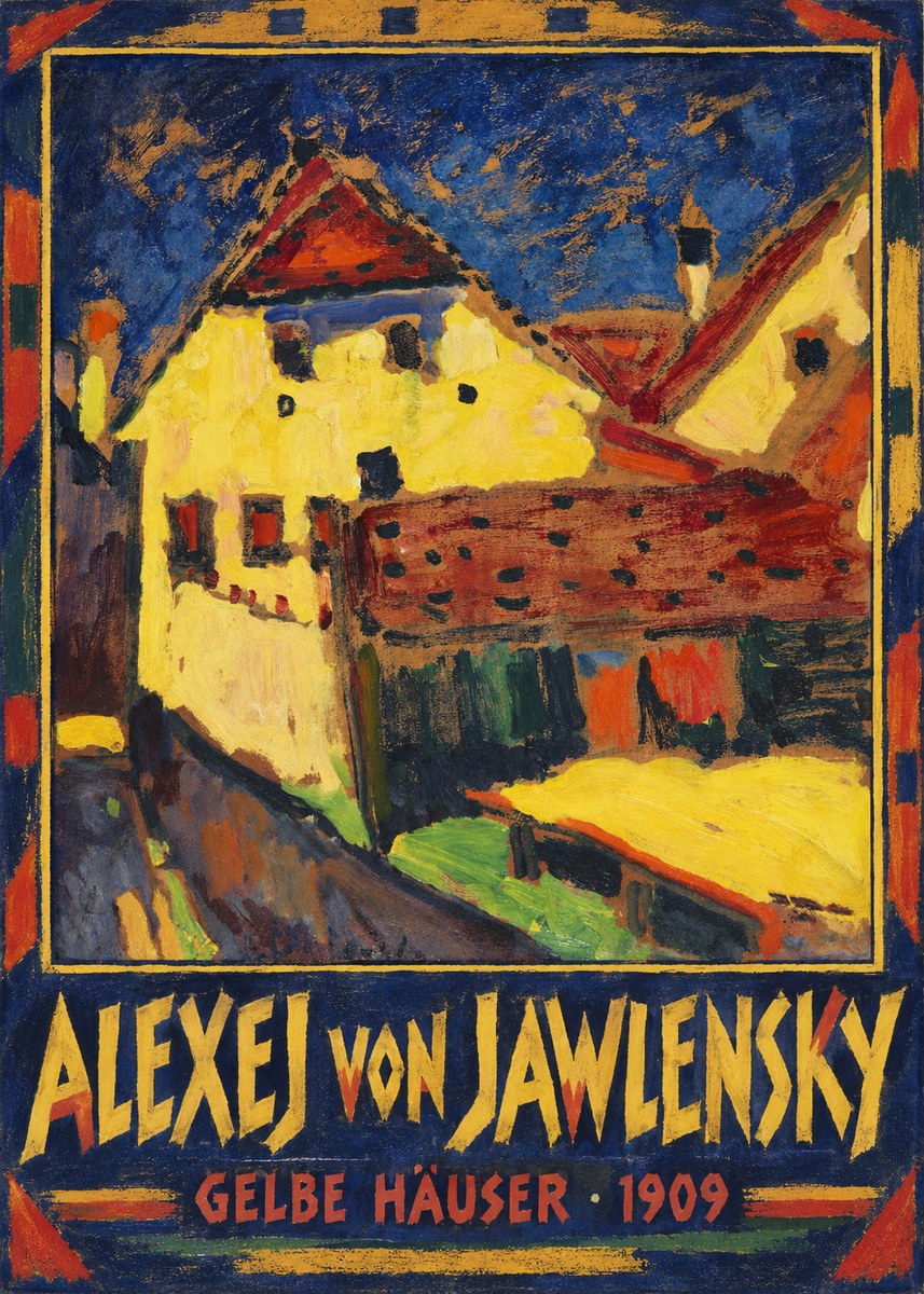 Alexej von Jawlensky Gelbe Häuser No1 - Poszter