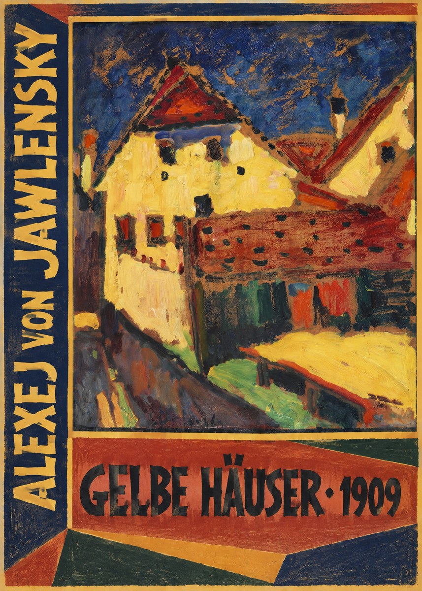 Alexej von Jawlensky Gelbe Häuser No2 - Poszter