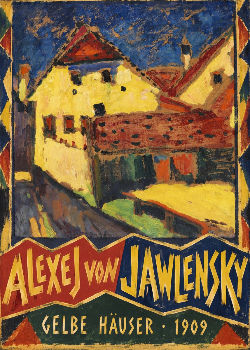 Alexej von Jawlensky Gelbe Häuser No5 - Poszter