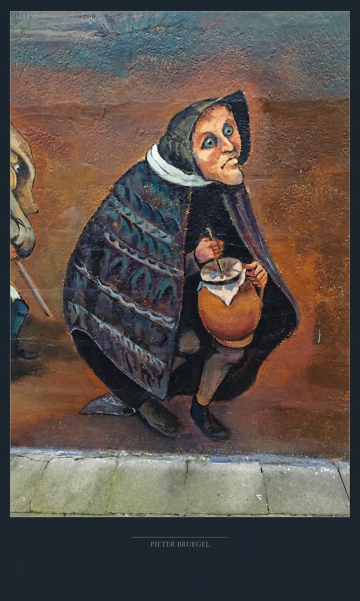 Pieter Bruegel The Beggar Woman with Jug No4 - Poszter