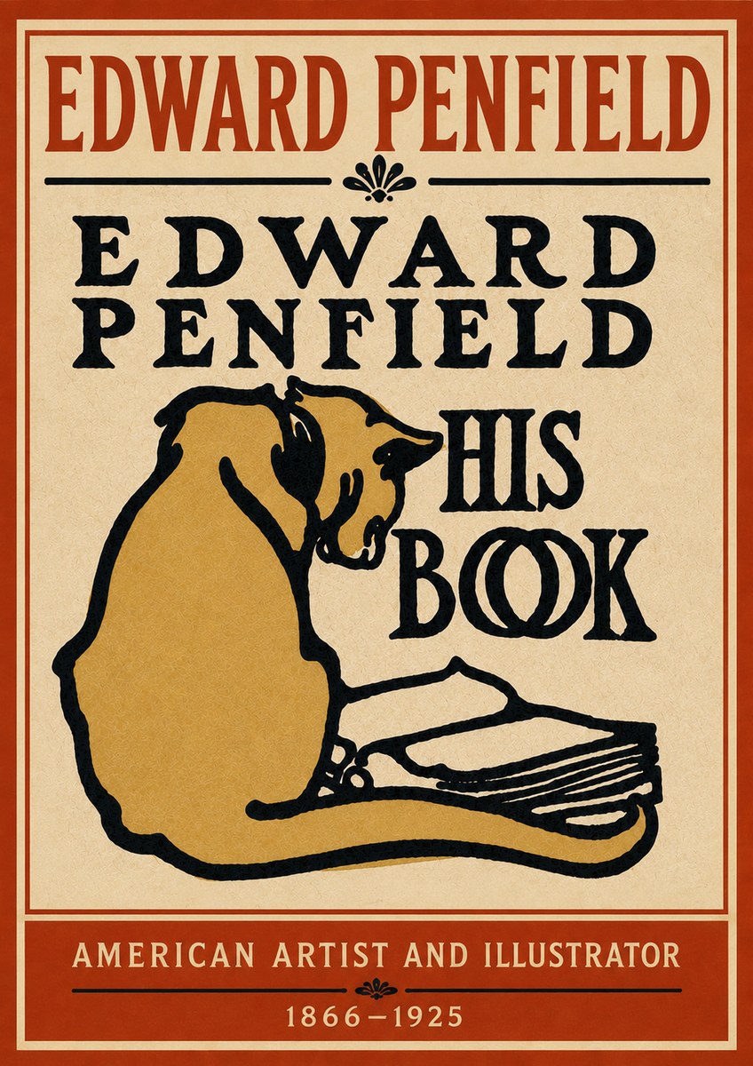 Edward Penfield His Book No4 - Poszter