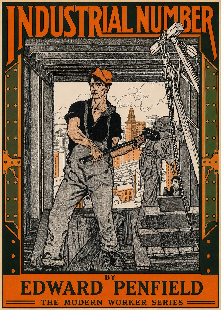 Edward Penfield Industrial Number No3 - Poszter
