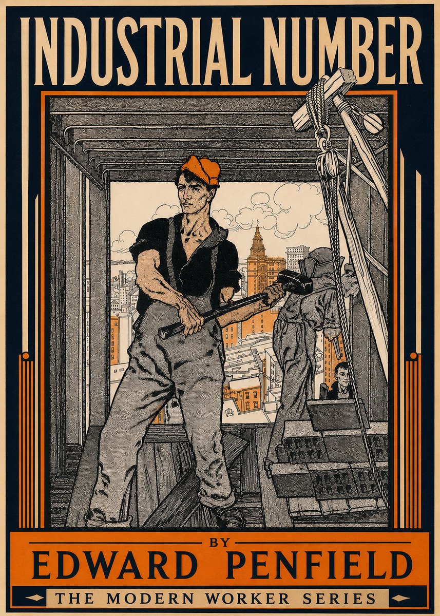 Edward Penfield Industrial Number No4 - Poszter