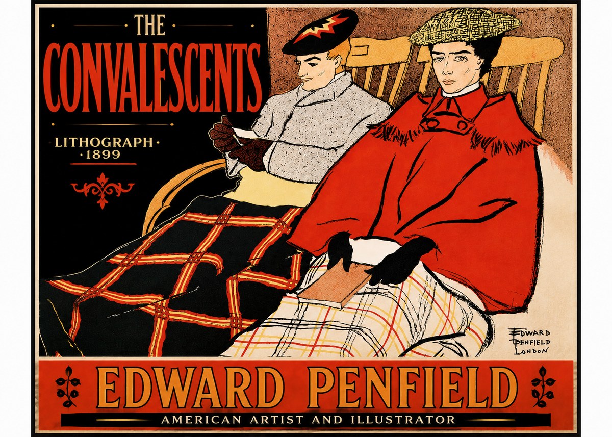 Edward Penfield The Convalescents No5 - Poszter