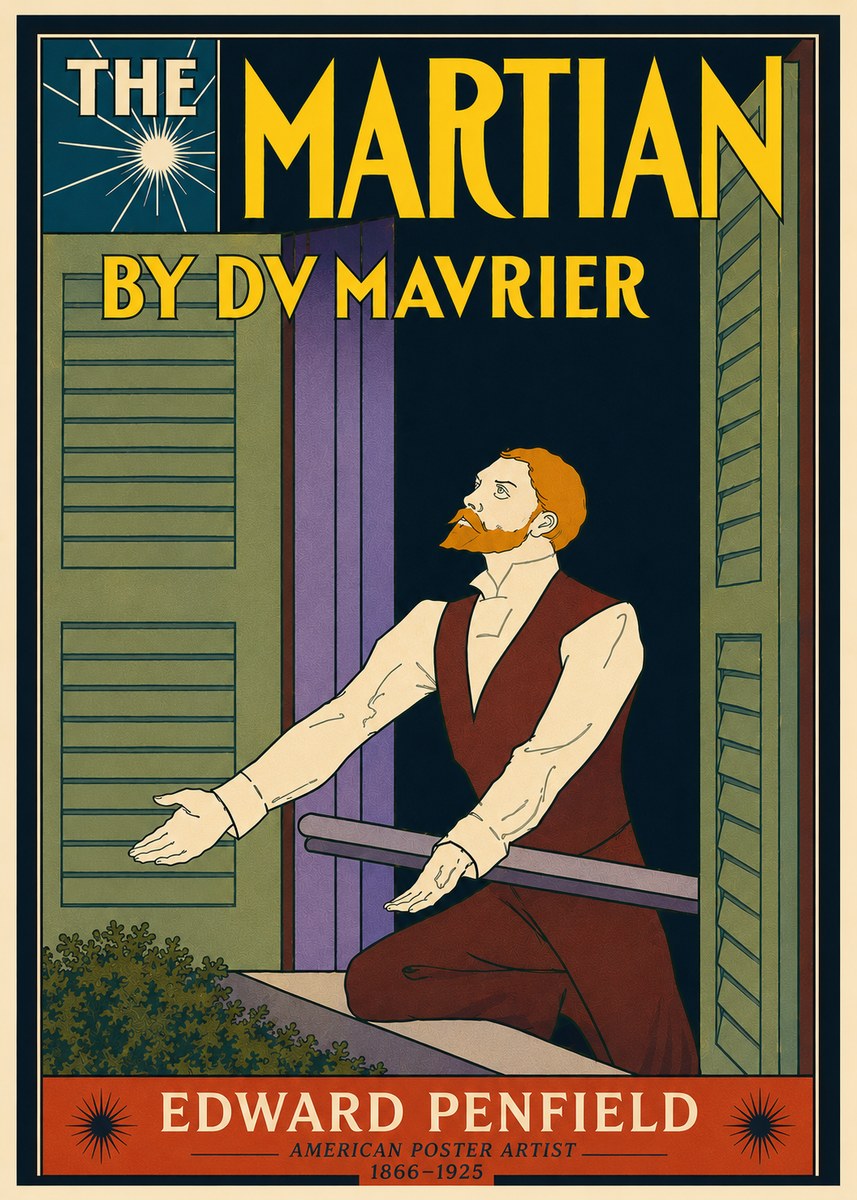 Edward Penfield The Martian by Dv Mavrier No6 - Poszter