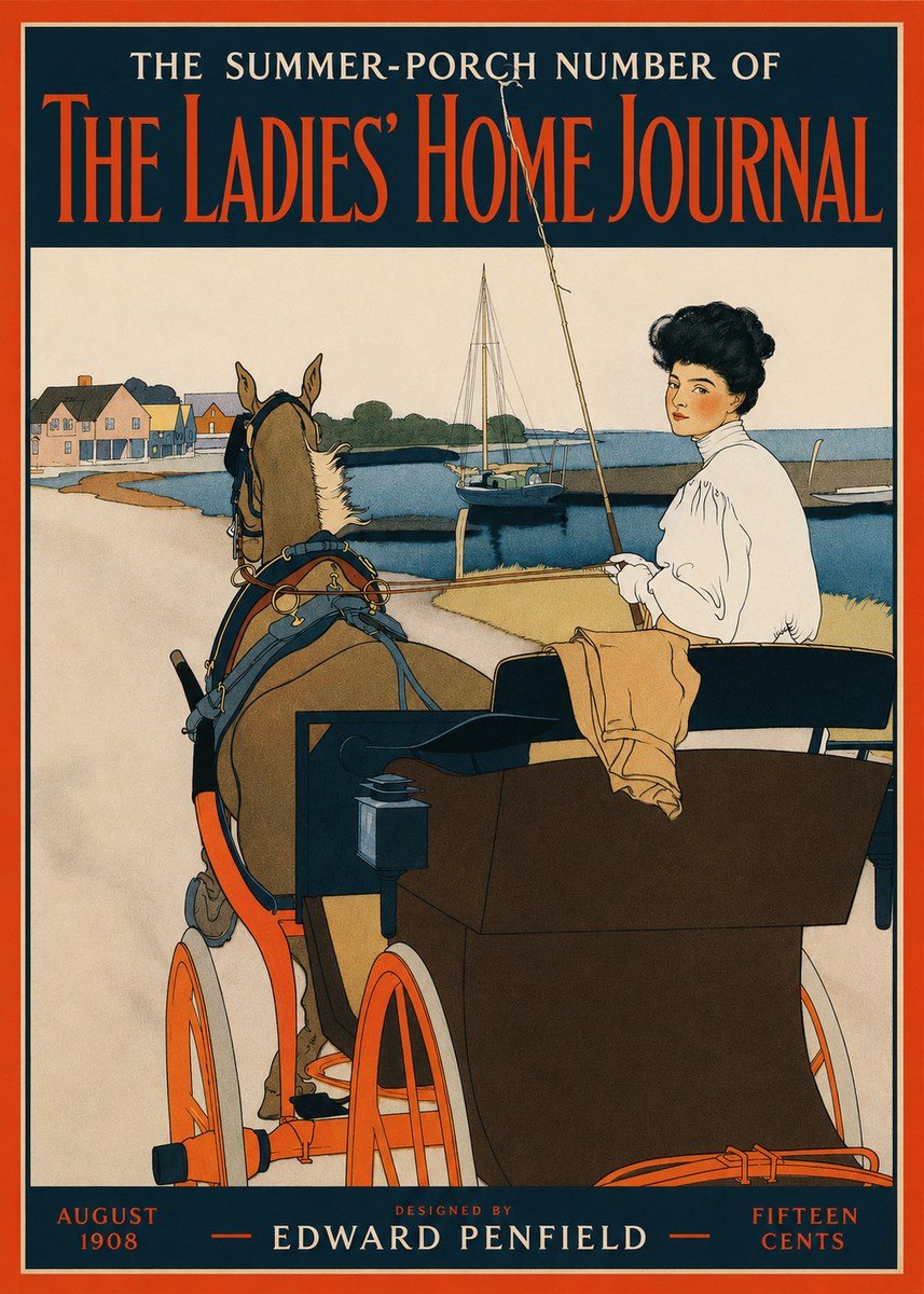 Edward Penfield The Ladies' Home Journal No2 - Poszter