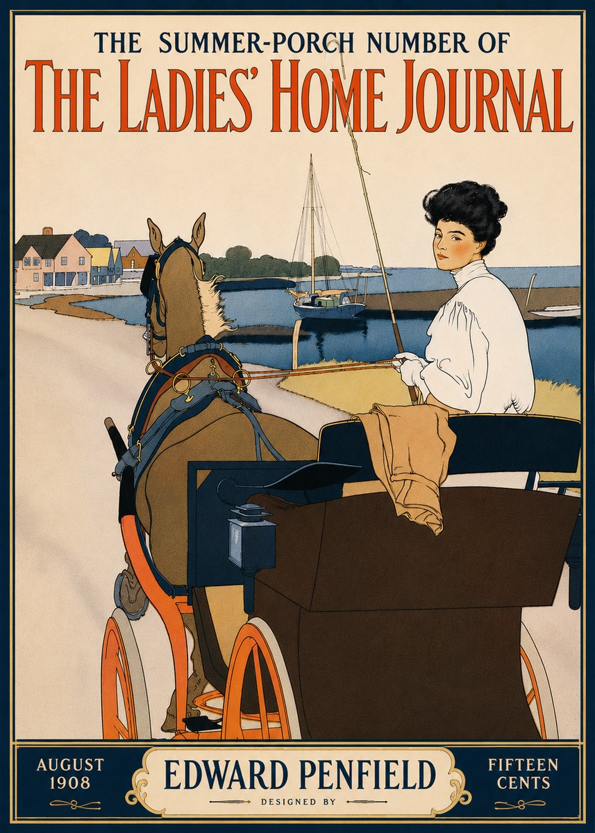 Edward Penfield The Ladies' Home Journal No6 - Poszter