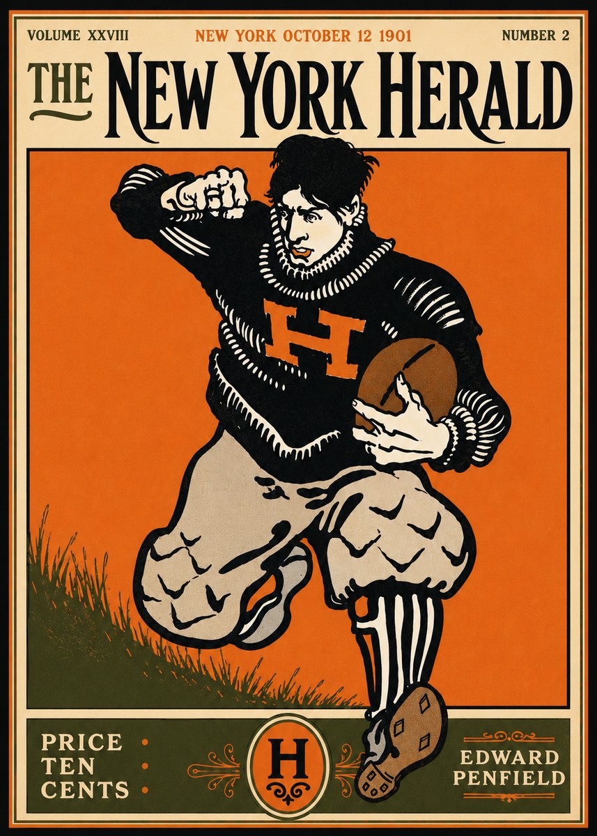 Edward Penfield The New York Herald No6 - Poszter