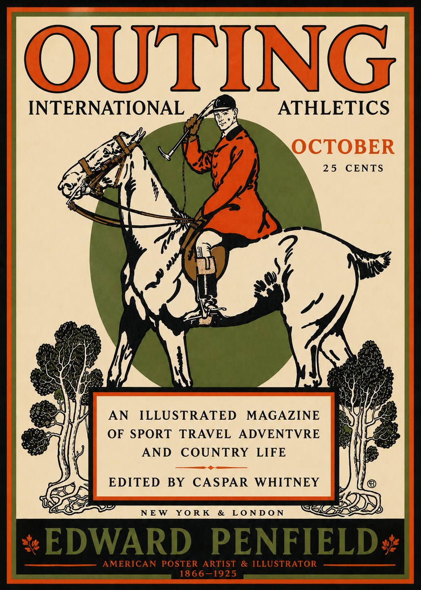 Edward Penfield Outing No4 - Poszter