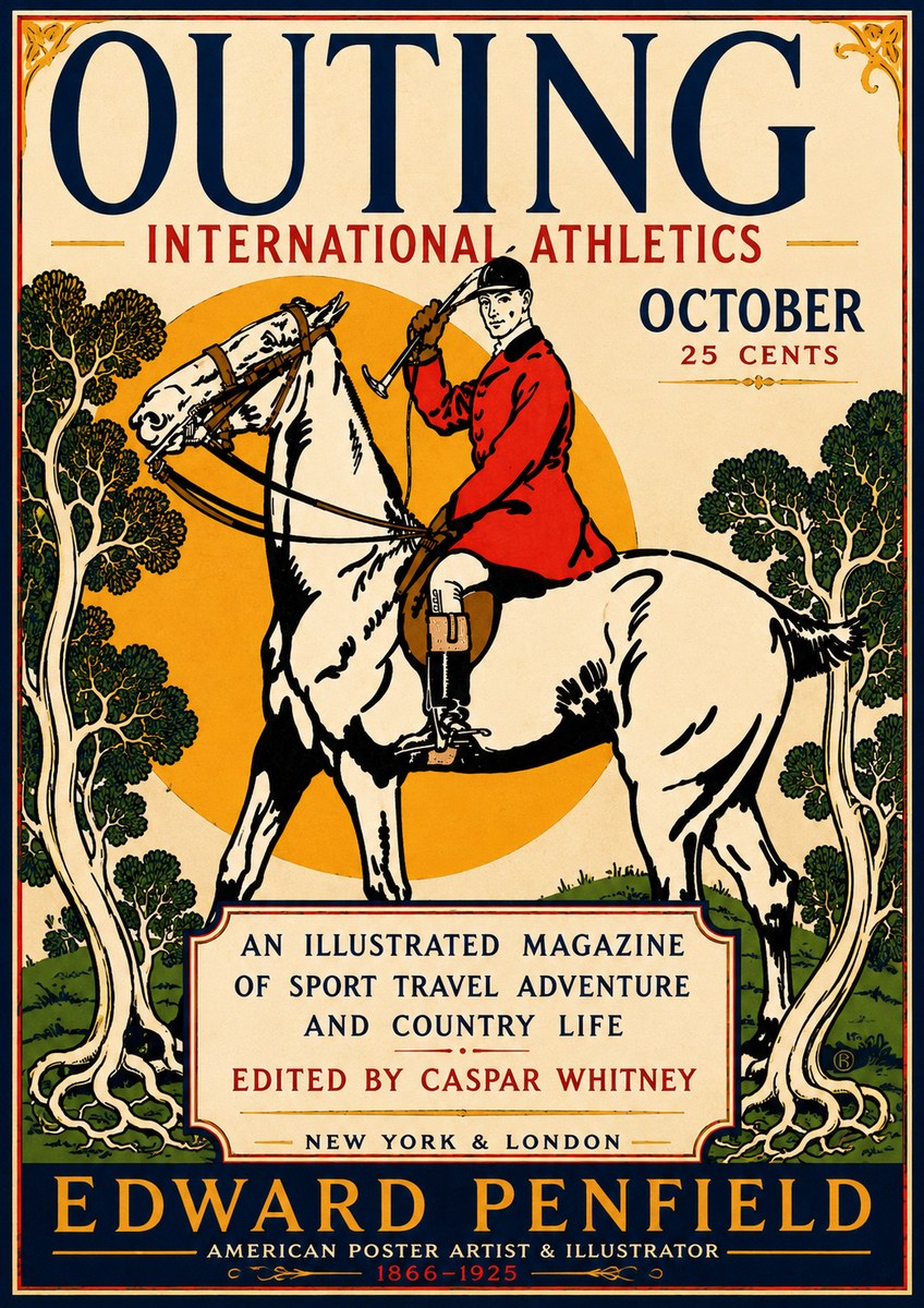 Edward Penfield Outing No5 - Poszter