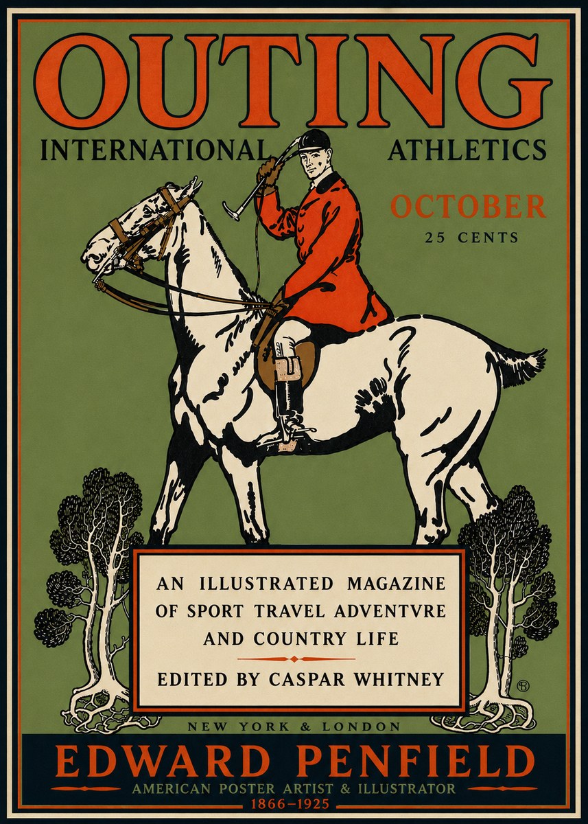 Edward Penfield Outing No6 - Poszter