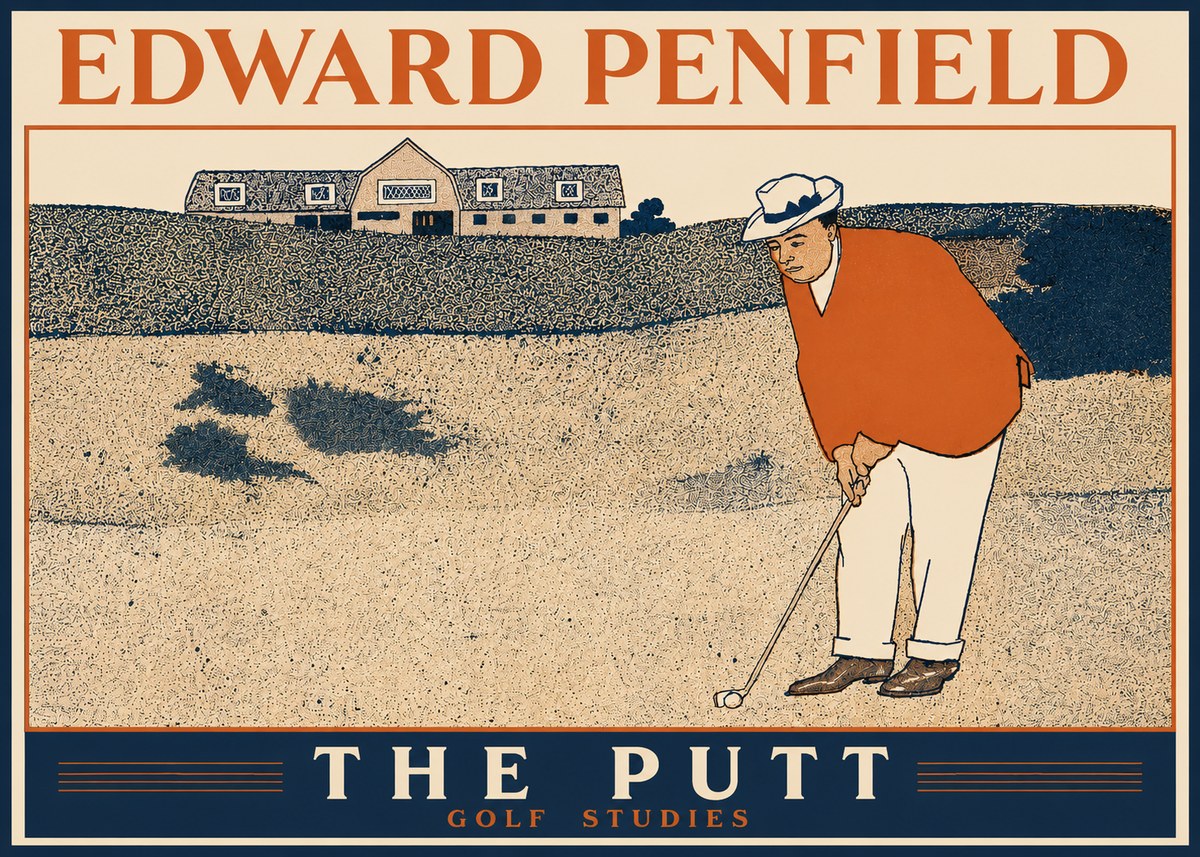 Edward Penfield The Putt No3 - Poszter