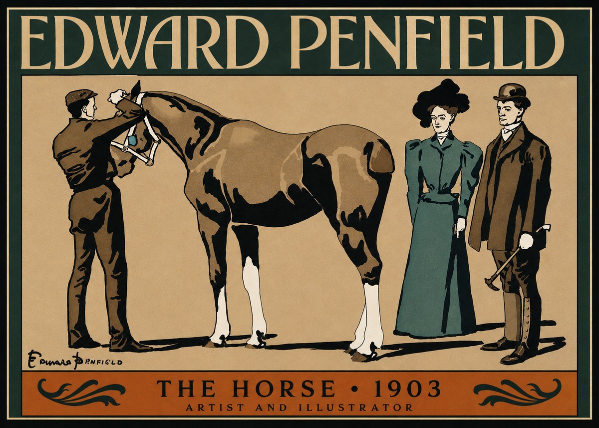Edward Penfield The Horse No3 - Poszter