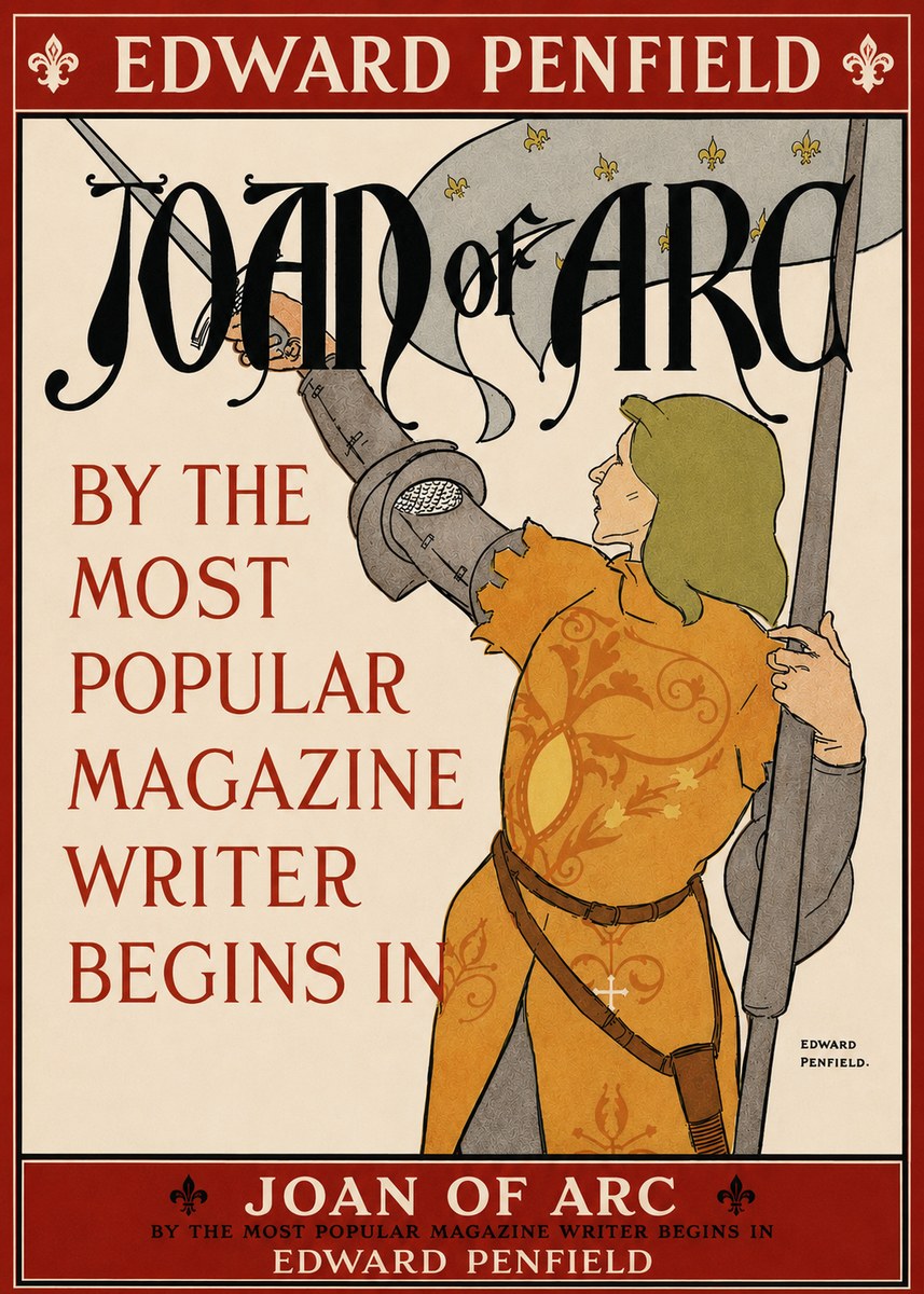 Edward Penfield Joan of Arc No4 - Poszter