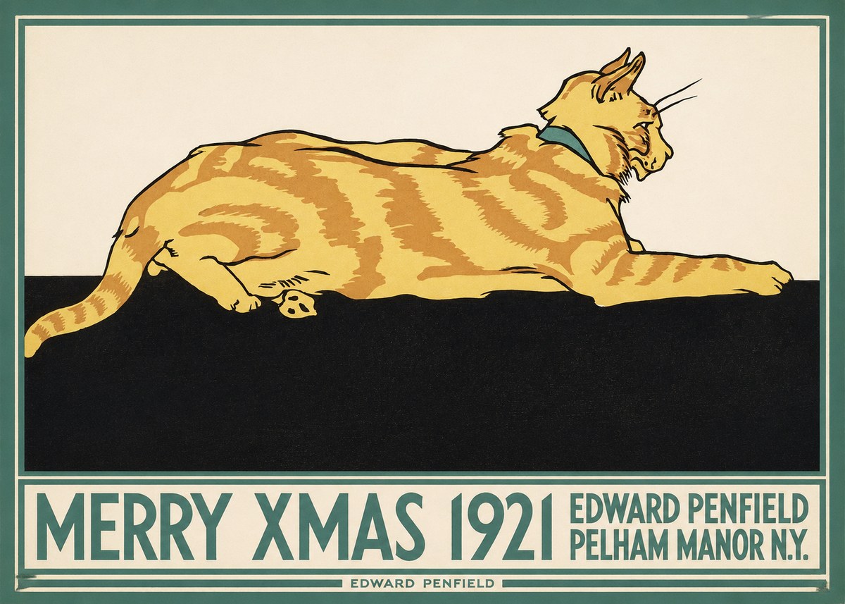 Edward Penfield Merry Xmas 1921 No1 - Poszter