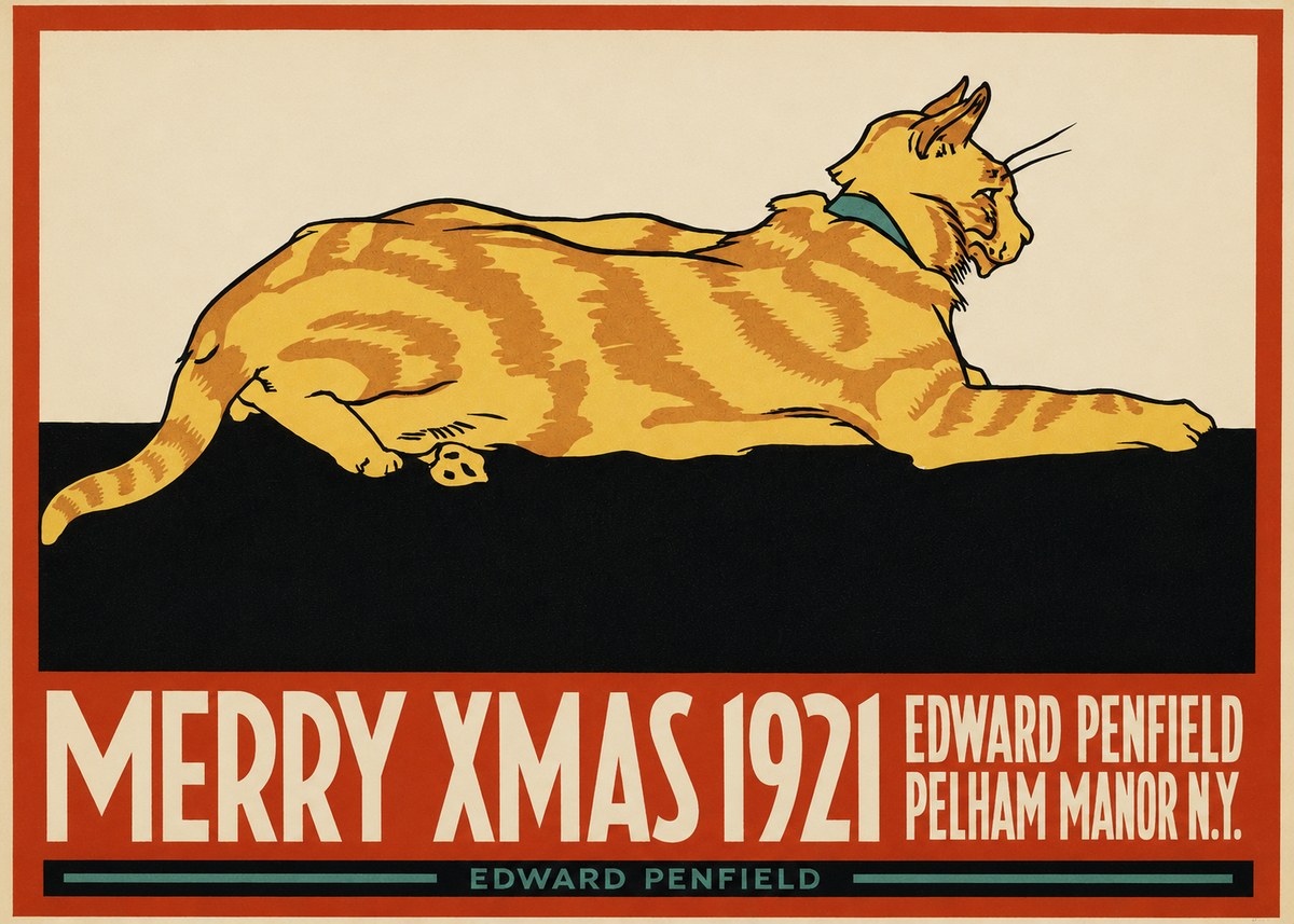 Edward Penfield Merry Xmas 1921 No2 - Poszter