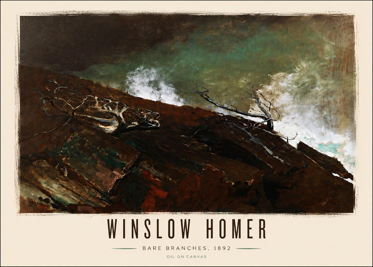 Winslow Homer Bare Branches, 1892 No6 - Poszter